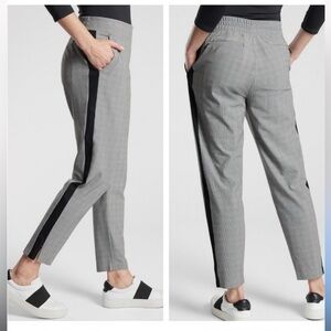 Athleta Brooklyn pants plaid